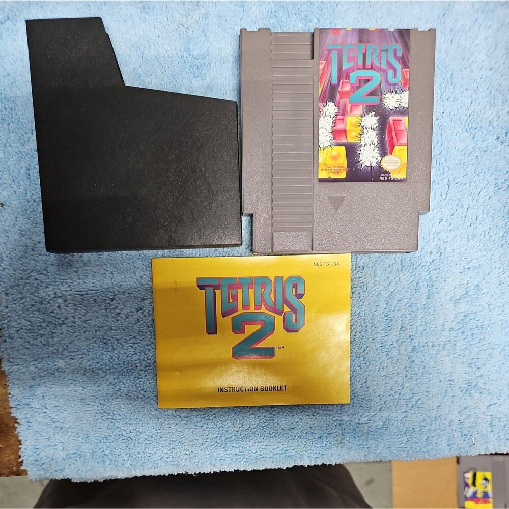 Tetris 2 (1993) w/ Manual Nintendo Entertainment System NES - UNTESTED